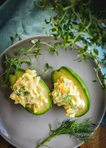 Avocado Egg Salad Boats 