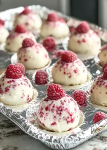 Berry Cheesecake Fat Bombs