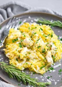Spaghetti Squash with Parmesan and Herbs
