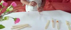 popsicle game with toddler