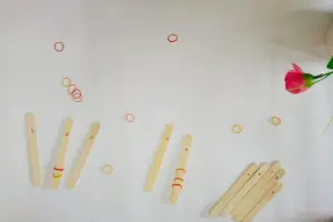 popsicle stick game with toddler
