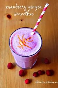 CRANBERRY GINGER SMOOTHIE