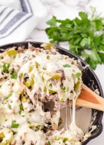 Philly Cheesesteak Casserole