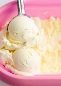 vanilla ice cream