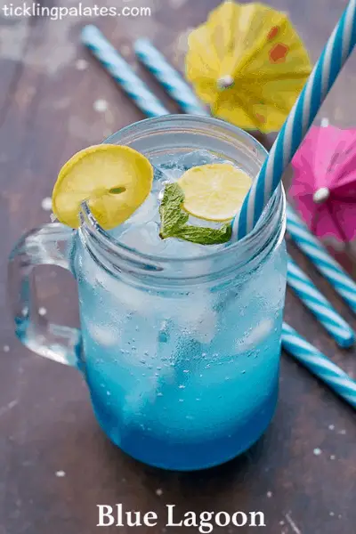 BLUE LAGOON NON-ALCOHOLIC DRINK RECIPE