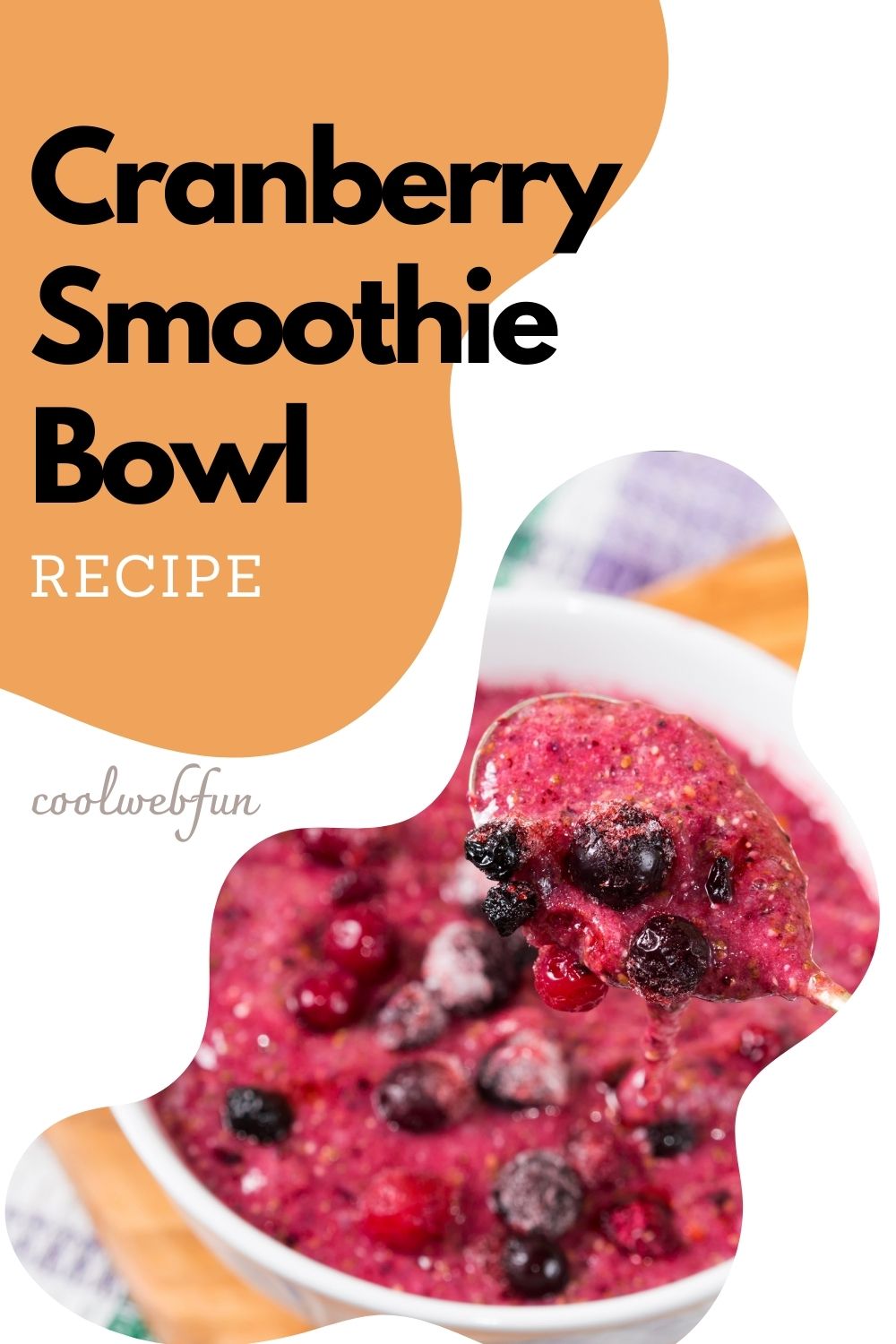 cranberry smoothie bowl 