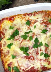 Spinach and Ricotta Keto Lasagna