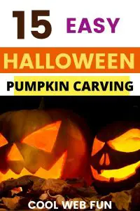 Halloween pumpkin carvings