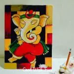 Ganesga painting on canvas