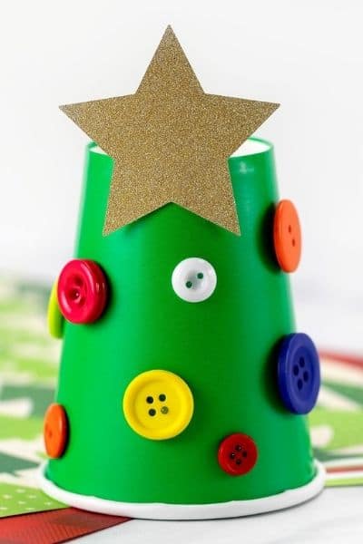 PAPER CUP CHRISTMAS TREE