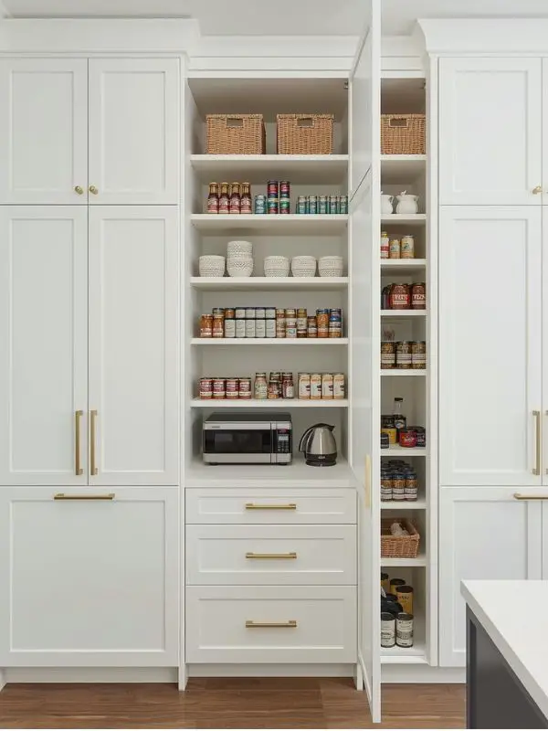 Built-In Wall Pantry