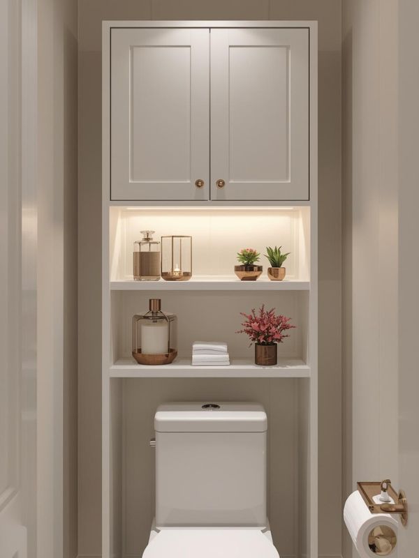 Cabinet-and-Shelf Combo Units