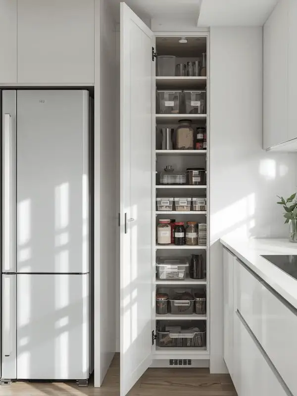 Compact Pantry for Small Kitchens