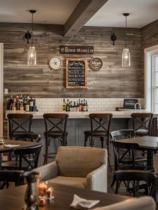 Farmhouse-Style Bar