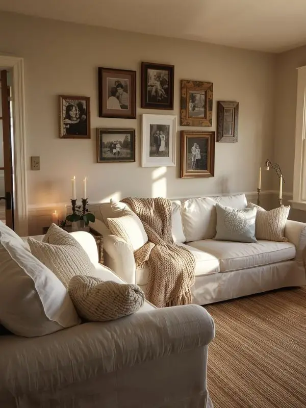 Gallery Wall with Family Photos