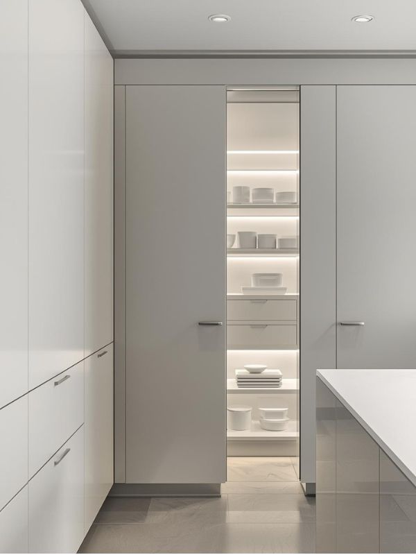 Hidden Pantry Cabinets