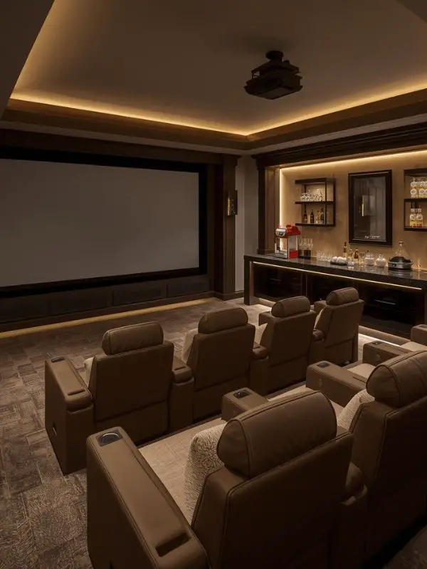 Home Theater & Bar Combo