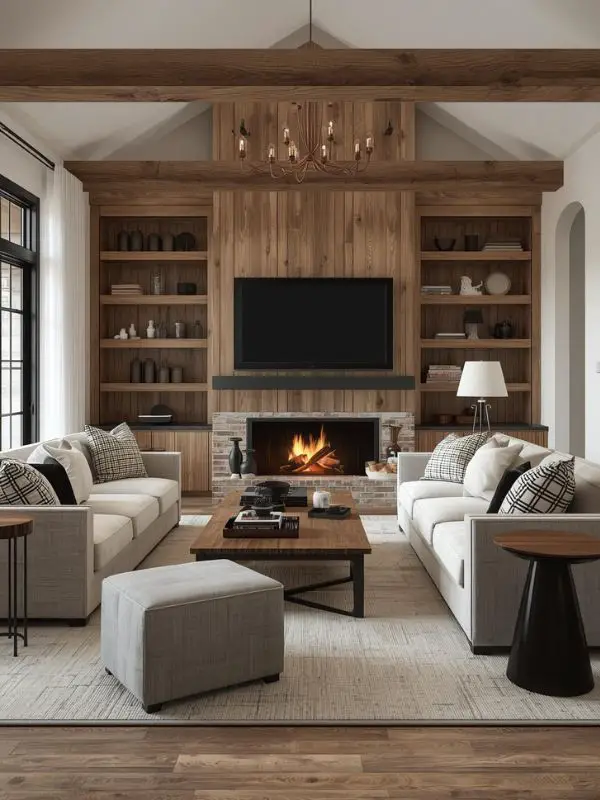 Mix of Modern and Rustic