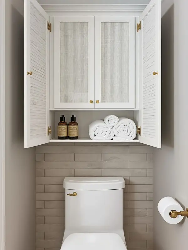 Over-the-Toilet Cabinets with Doors