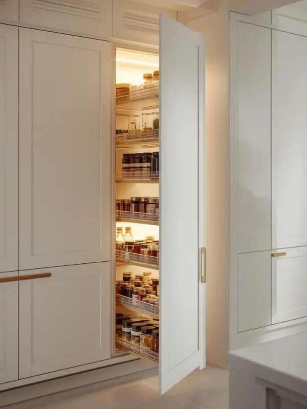 Pull-Out Pantry Cabinets