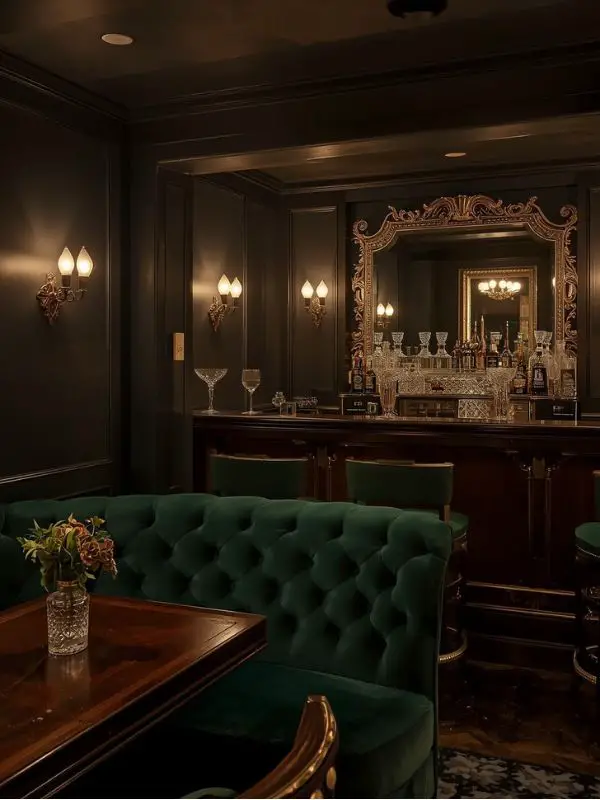 Speakeasy-Style Bar