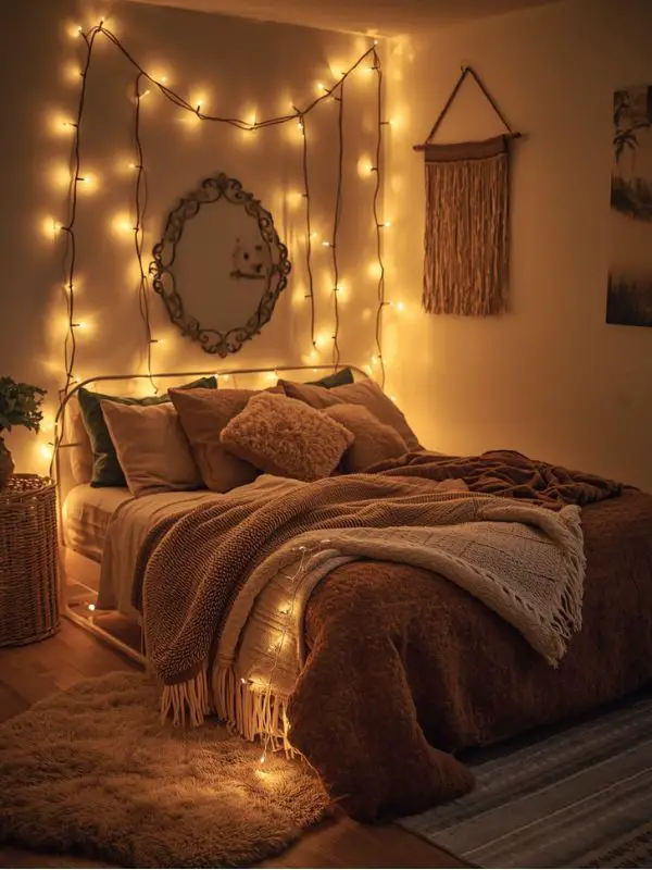 Use LED or Fairy Lights for Mood