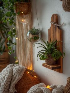 Air plants on your walls boho wall decor