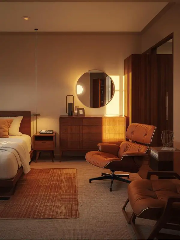 creating mid-century bedroom aesthetics - furniture
