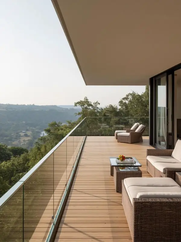 Glass railings