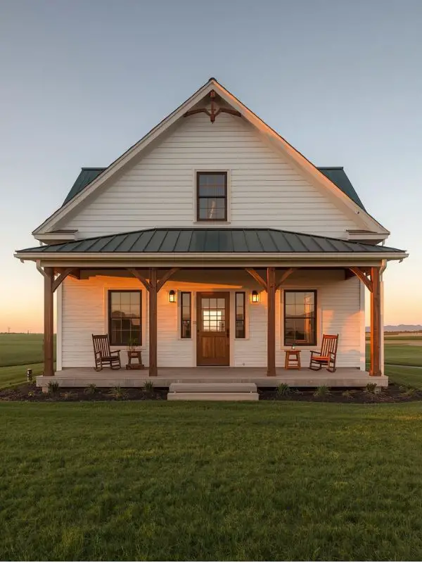 FARMHOUSE-INSPIRED GAMBREL ROOF