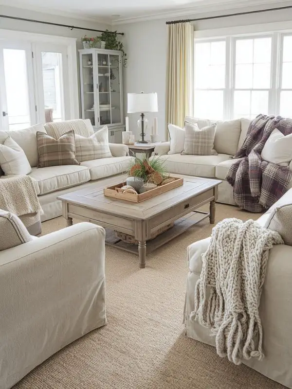 Cozy Furniture- farmhouse decor ways