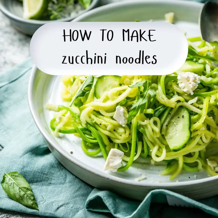 how to make zucchini noodles