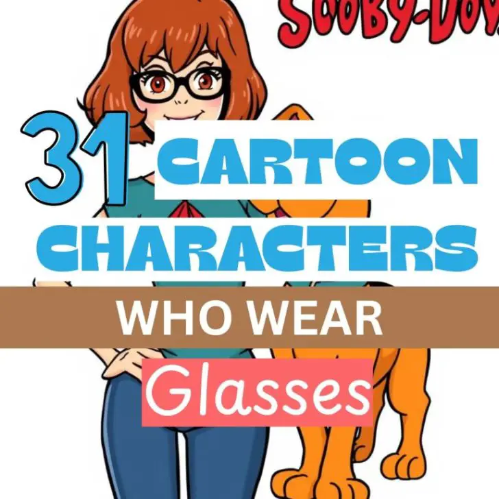 Cartoon with glasses